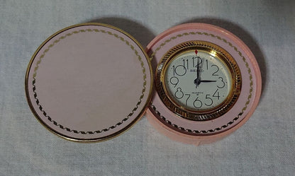 Showa Retro SEIKO Compact Quartz Alarm Clock