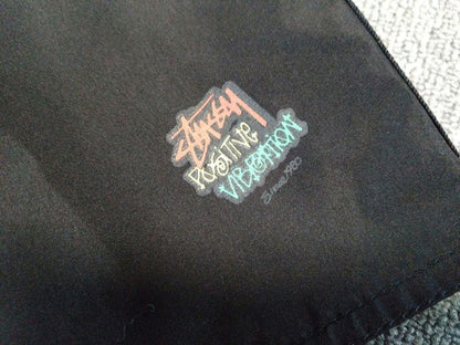 Stussy Men L Nylon Shorts 33 Black Rasta Vintage Limited Edition Streetwear