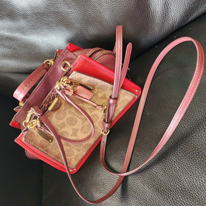 COACH shoulder bag Dreamer 21 bag signature mini Bosto