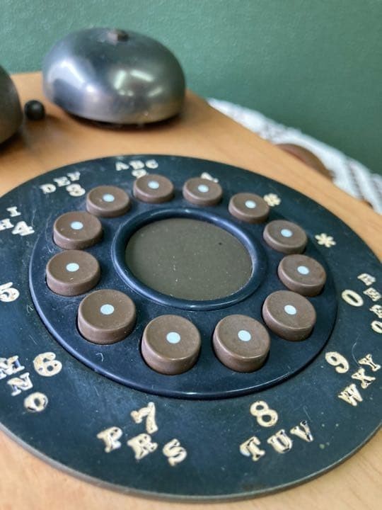 American Vintage Telephone Antique Interior Showa Retro