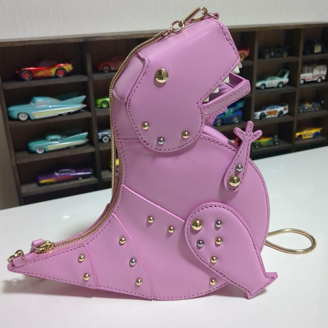 Kate Spade Novelty T-REX Crossbody Bag Dinosaur Pink super rare