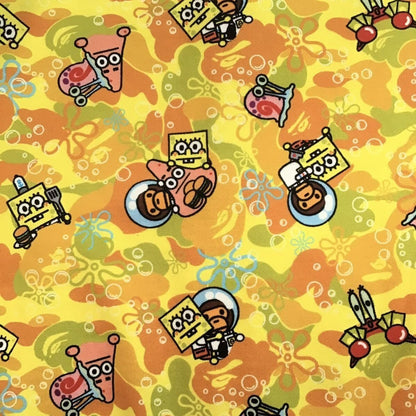 BAPE × Sponge Bob Milo shark full zip hoodie A Bathing Ape Size L Used
