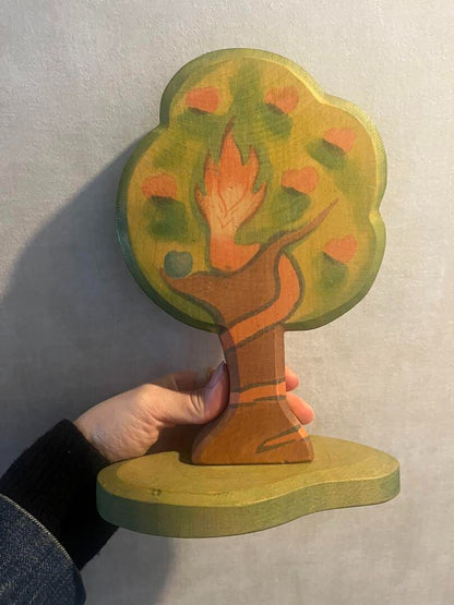 Ostheimer Germany Wooden Adam And Eve Vintage only tree