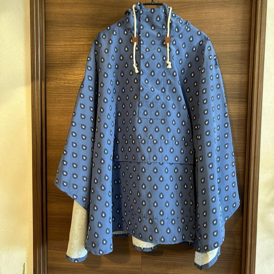 Marine Francaise Nîmes Les Olivades Blue Poncho Hood Water-Resist JAPAN