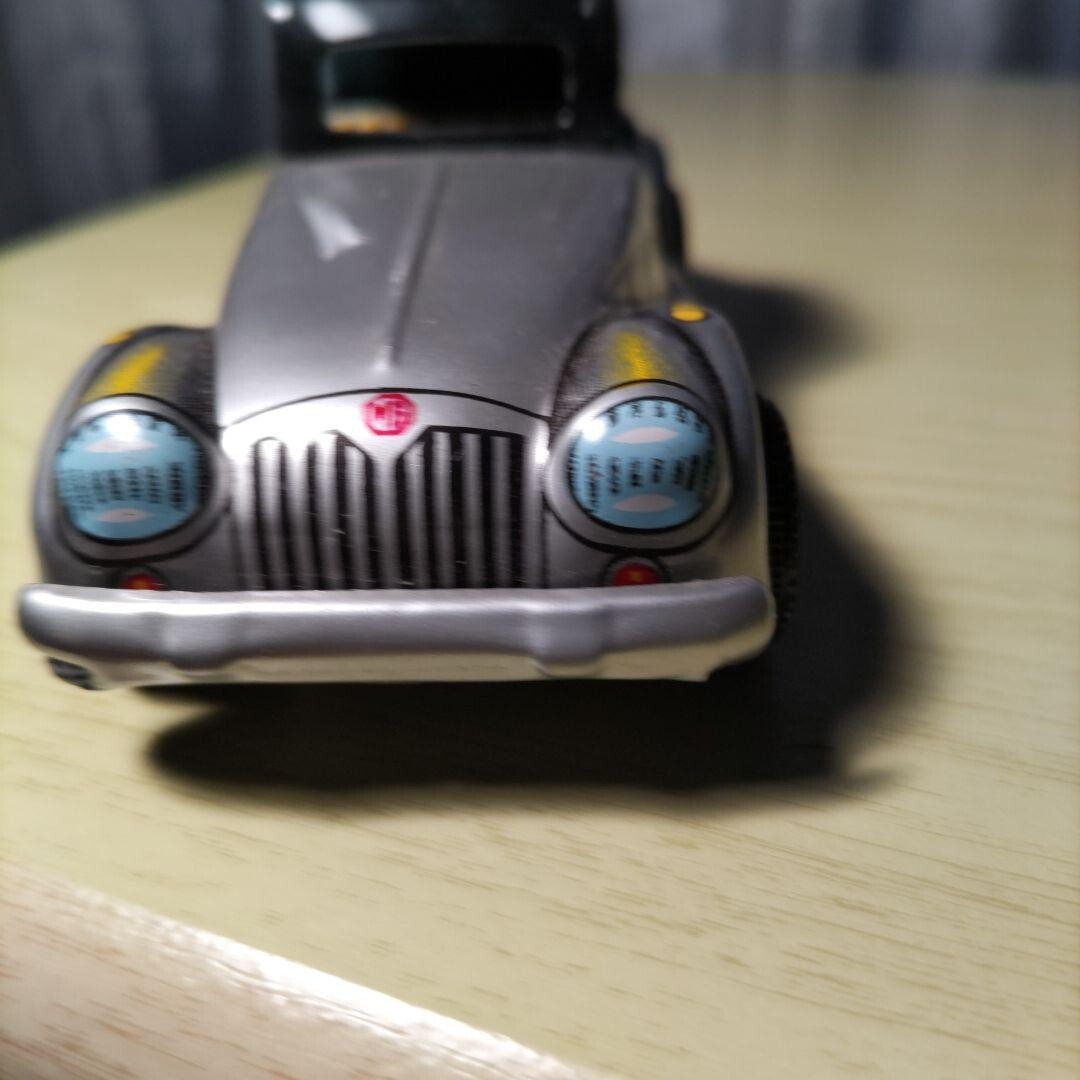 Tinplate classic car like Morgan, made in Japan, about 40 years ago, Showa