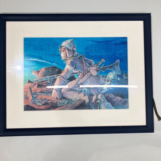 Nausicaä of the Valley of the Wind, Hayao Miyazaki, framed, Studio Ghibli