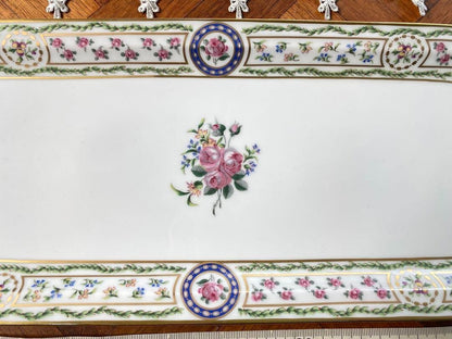 Rare Haviland Limoges Louveciennes Cake Plate Platter Vintage France Used Ex+