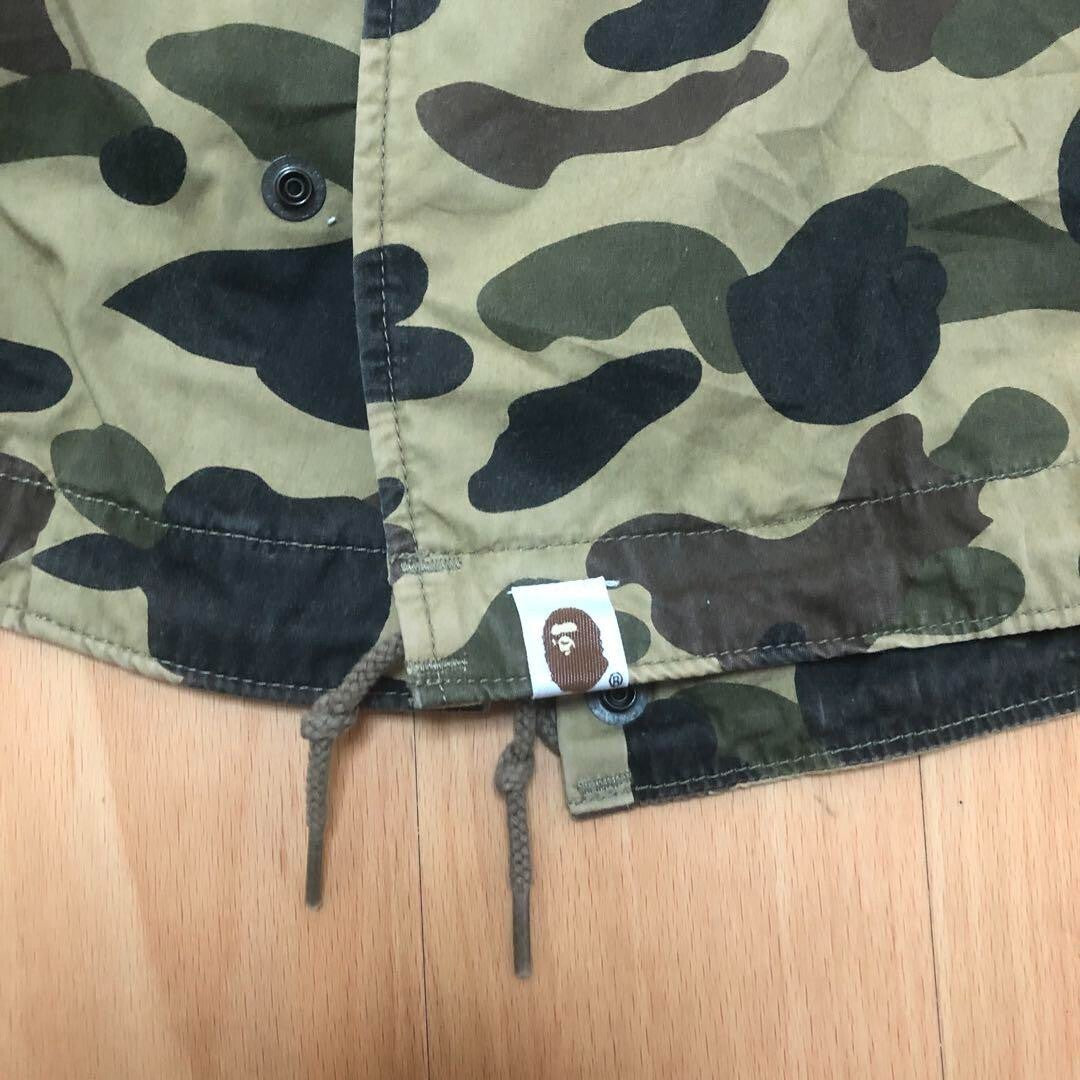 BAPE A BATHING APE Mod Coat Military Coat Camouflage