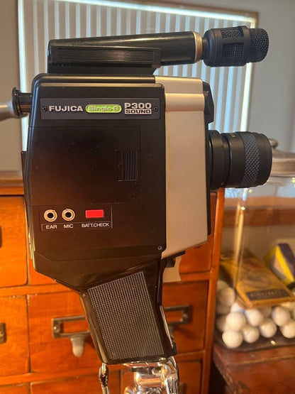FUJICA 8mm Camera with Tripod For Interior Decor or Display Showa Retro