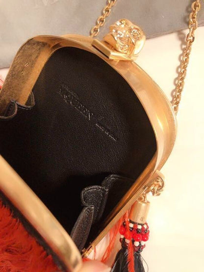 Alexander McQueen Clutch Bag Limited Edition Very Rare Used Good Condition