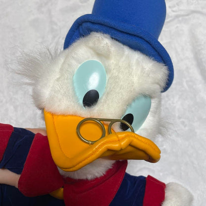 Nakajima Scrooge Mcduck Plush Puppet Vintage JPN Limited Edition Rare Model Toy