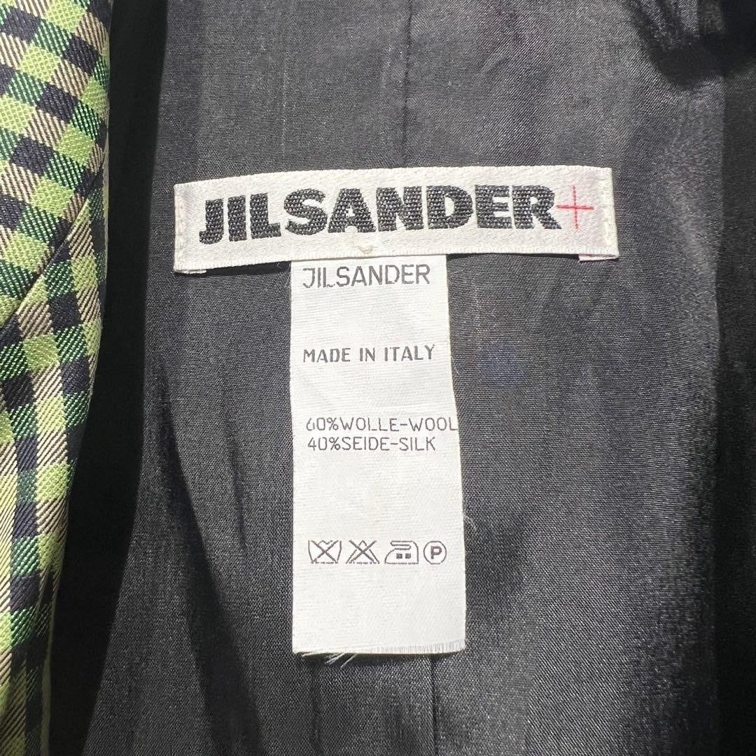 Jil Sander Setup Check Tailored Jacket Skirt Blazer
