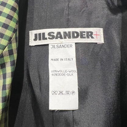 Jil Sander Setup Check Tailored Jacket Skirt Blazer