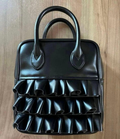 COMME des GARCONS Bag Girl Frill Handbag Black