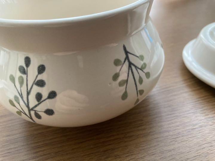 Franciscan 1950s Pot 9.5cm Ceramic Antique Collectible Used