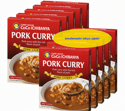 COCO ICHIBANYA PORK CURRY TOTAL 12 QUANTITY X 220G 1 SET RETORT CURRY BRAND NEW