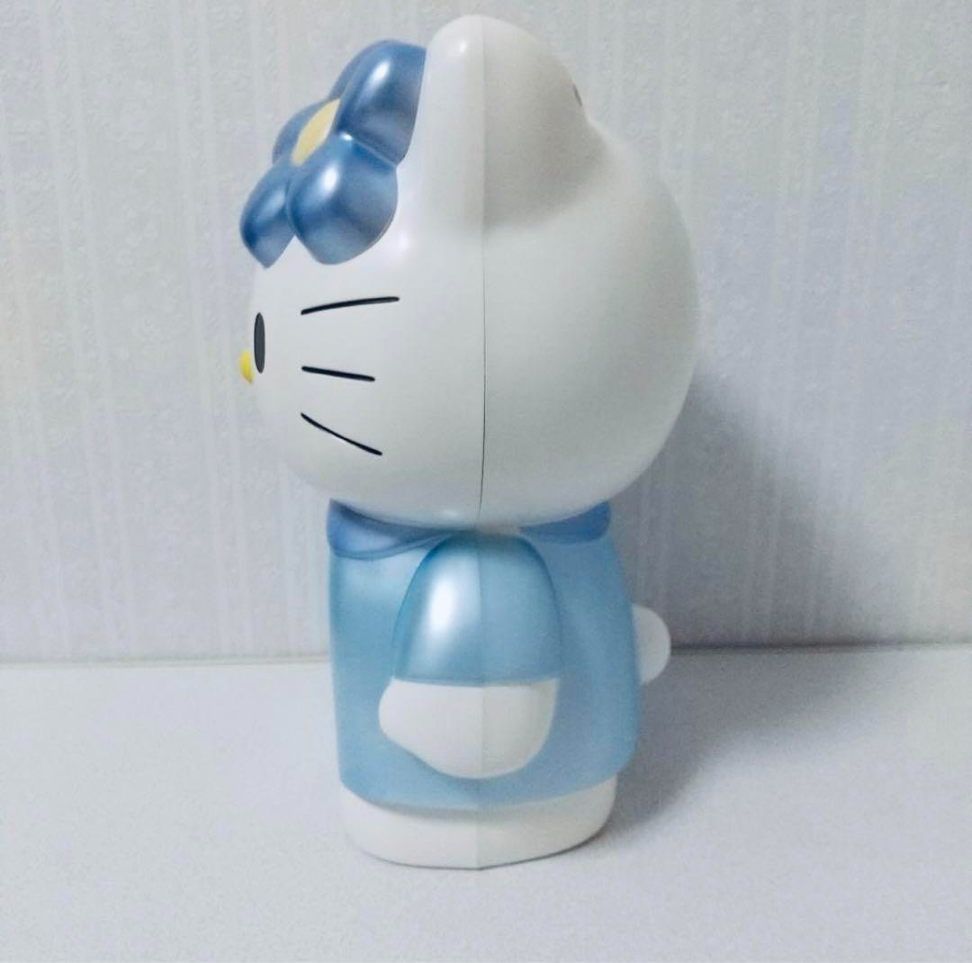 Rare Hello Kitty Nurse Alarm Clock Large Blue Sanrio R429 Rhythm Tested