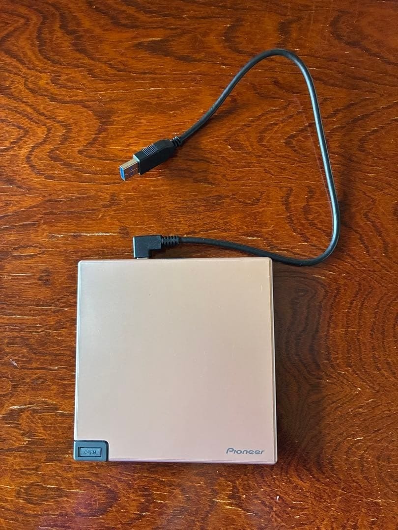 Pioneer BDR-XD08GL Portable Blu-ray Drive Gold USB Type-C Rare Japan Used