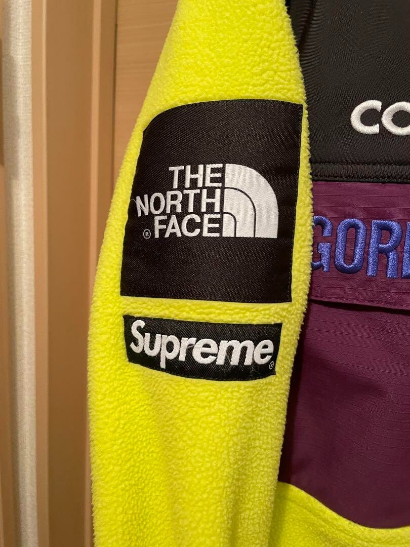 Supreme The North Face Expedition Fleece Jacket FW18 Yellow Size L Used