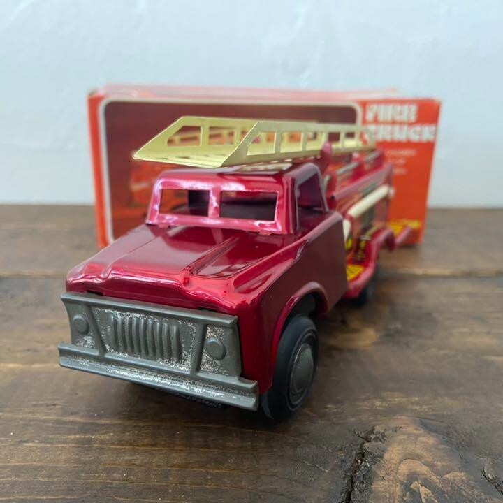 Showa Retro FIRE TRUCK Fire Truck “Benkei” Toy Minicar