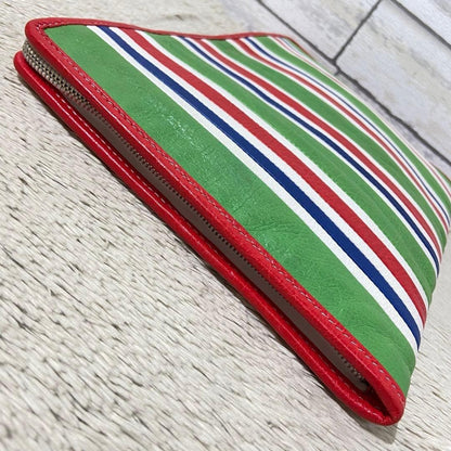 Balenciaga Clutch Bag Bazaar Leather pocket Multi-Color Unisex Fashion Goods