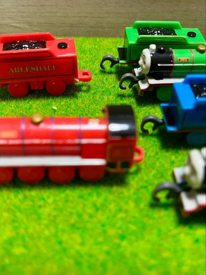 Tomy Capsule Plarail Mike Bart Rex Train Capsule Vehicle Toy Used Rare