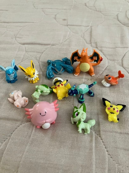 Pokemon 12 Figure Set Official Collectible Figures Rare Authentic Genuine