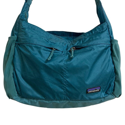 Patagonia Lightweight Travel Courier Shoulder Bag 48813 Green Unisex Women USED