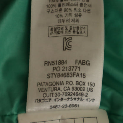 patagonia 84683FA15 pocketable Down jacket M green Outdoors Women