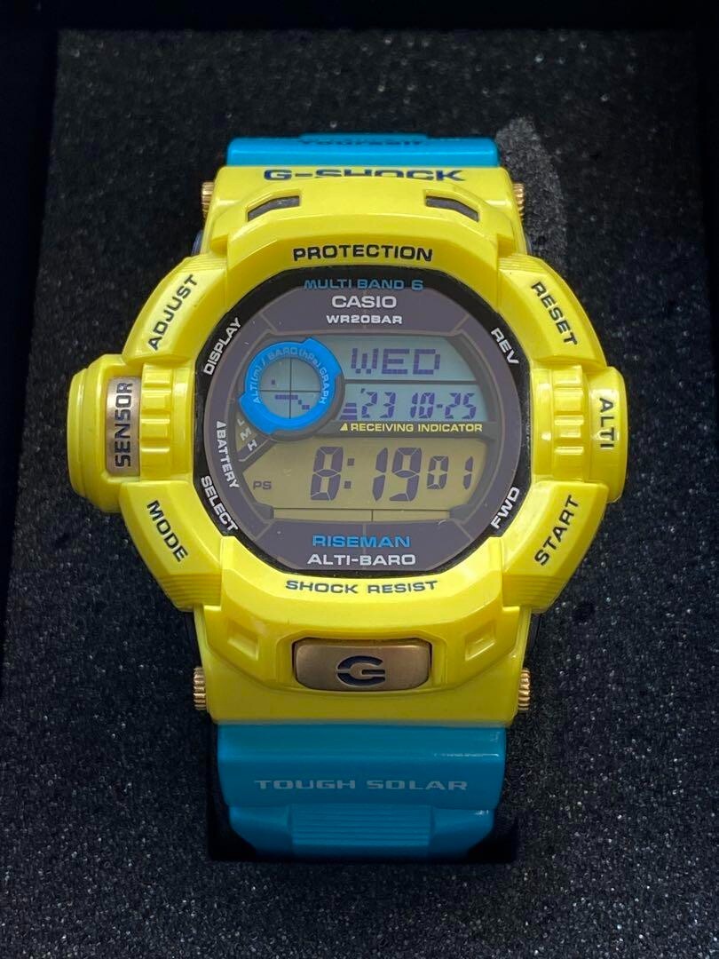Casio G-shock GW-9201KJ Riseman Love The Sea and The Earth ICERC Watch Used