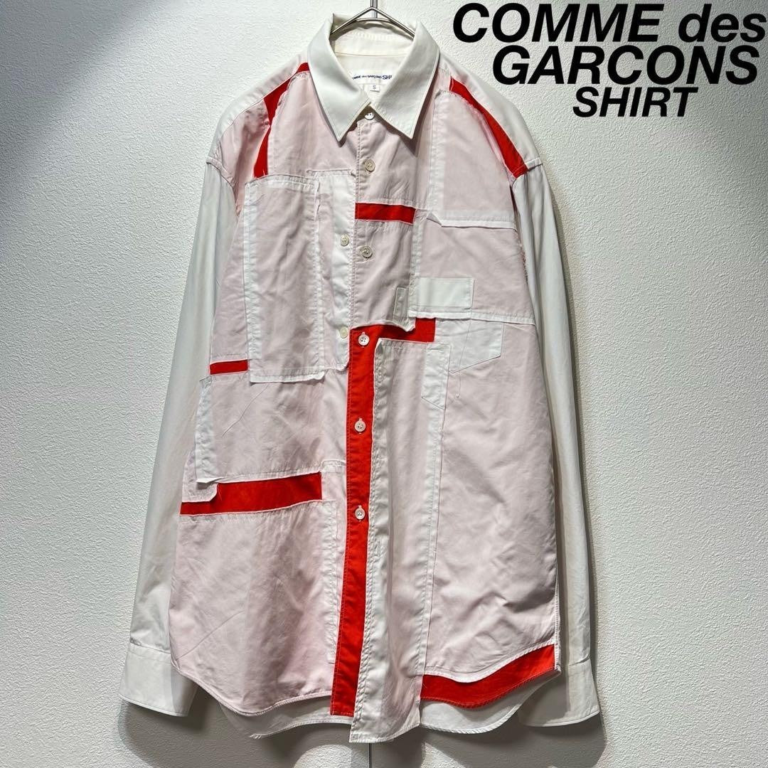 COMME des GARCONS SHIRT Patchwork Reconstruction Design Shirt S