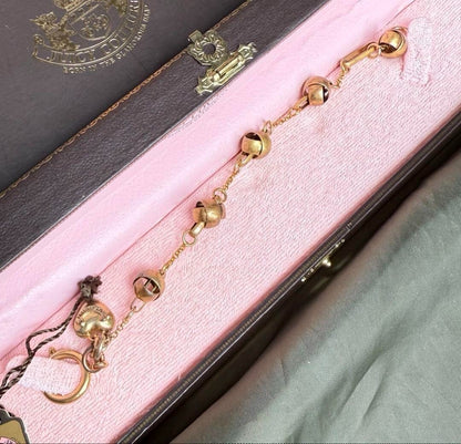 Juicy couture heart charm bracelet Vintage Unused
