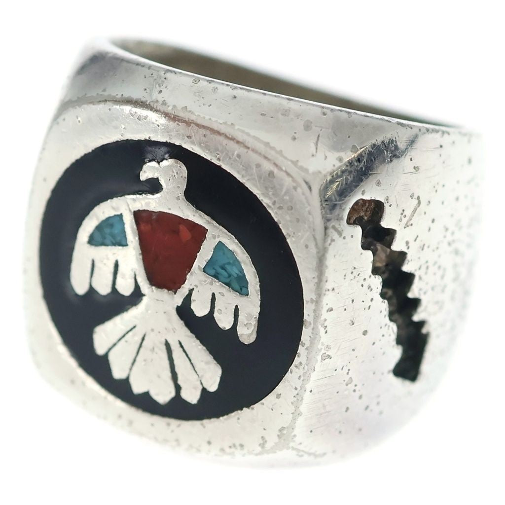 Indian Jewelry G&S Gordon & Smith Thunderbird Ring Silver