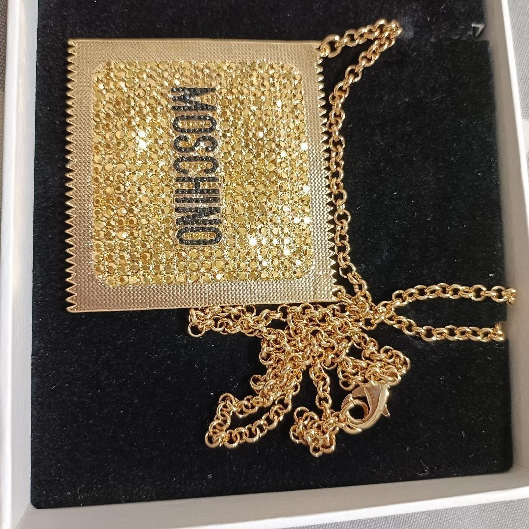 MOSCHINO Ultra Rare Condom Necklace H&M Collaboration Unused