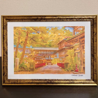 Studio Ghibli Art: "Sekizenkan" framed artwork from Spirited Away.