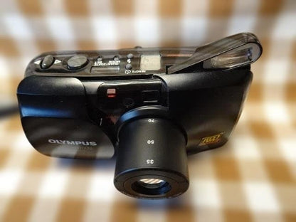 OLYMPUS μ[mju:] ZOOM PANORAMA Camera Showa Retro