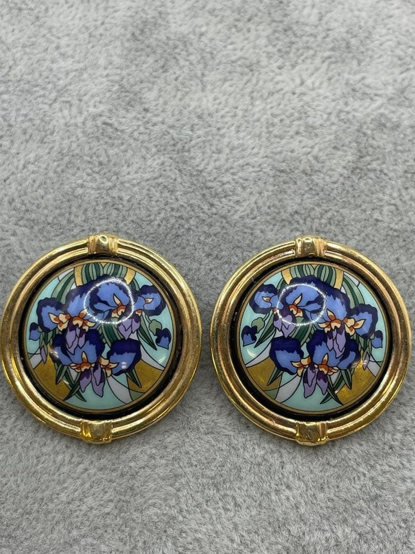 '- Michaela Frey Wien Rare Authentic Classic Earrings Gold Vintage Jewelry