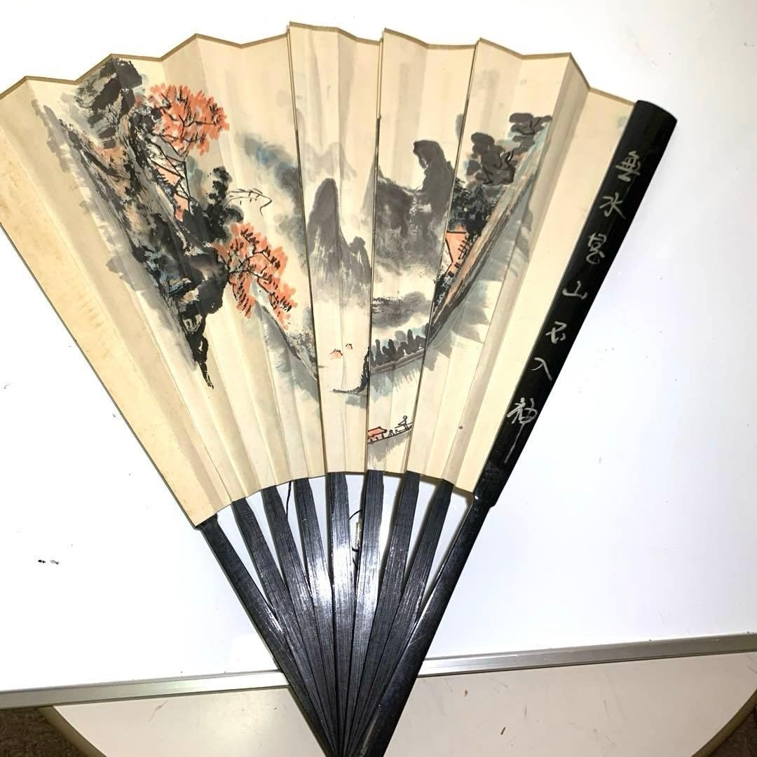 Extra folding fan, made in China, wall hanging, Chinese souvenir