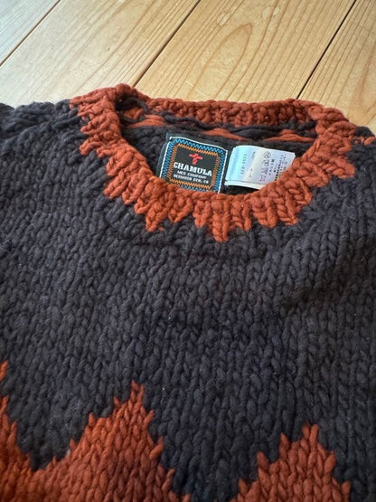 Chamula Handmade Knit Wool Crewneck Sweater Unisex