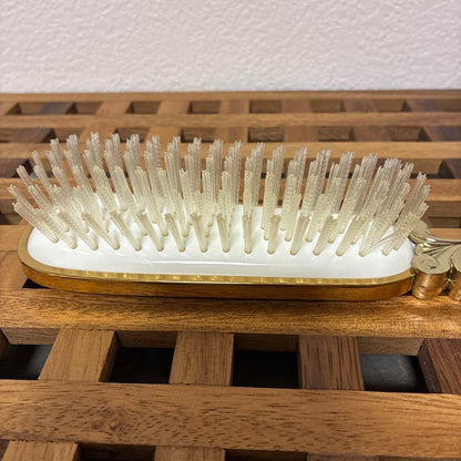 Unused Brush Shiseido 1965 Hanatsubaki Club Gold Showa Retro