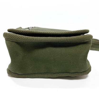 Authentic marimekko Mini Shoulder Bag Messenger Bag Olive Green Women Unisex