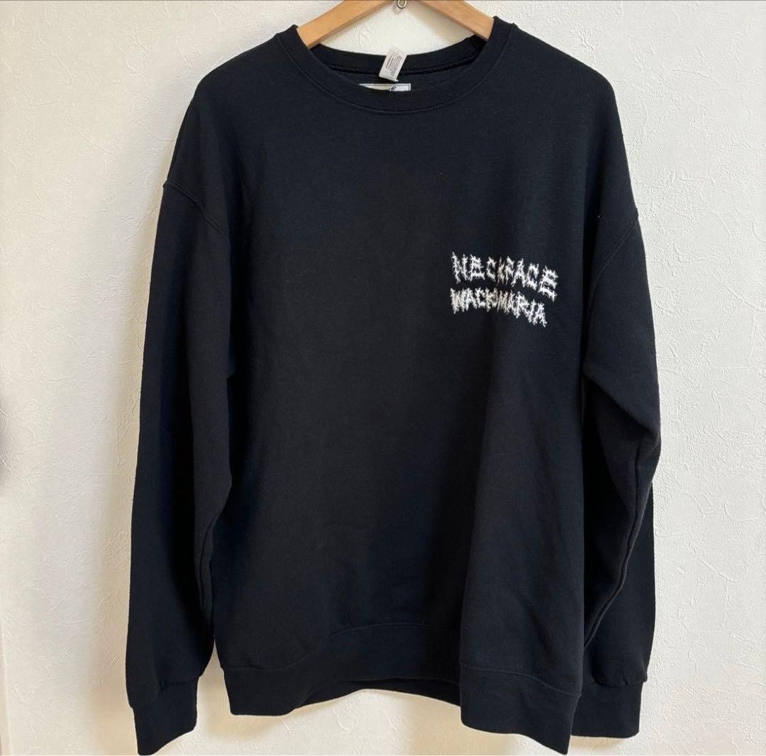 Wacko Maria NECK FACE Collaboration Sweatshirt Size L Rare