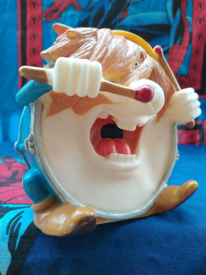 Vintage Sofubi 1990 EUROPET Drummer Figure Art Designer Toy Squeaky 2507TY