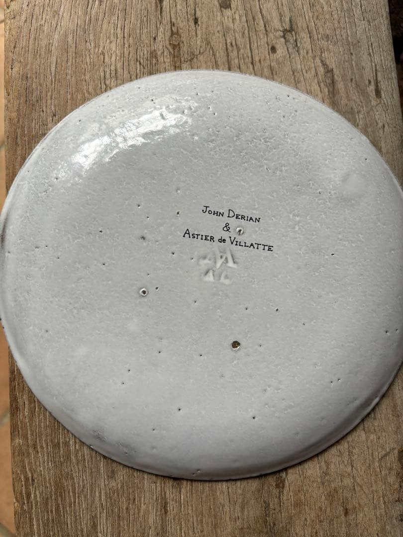 ASTIER de VILLATTE Timepiece Watch Clock Plate 20.5cm John Derian