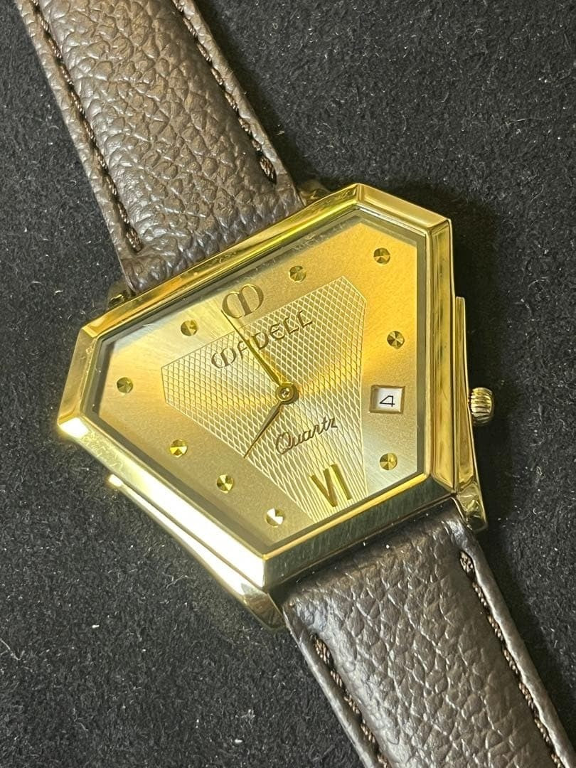 unused unique hexagonal case micro brand men's watch