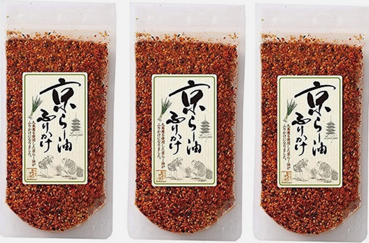 KYOTO FURIKAKE RA-YU RAYU SPRINKLE SEASONING CHILLI OIL MAIKO 80g x 3