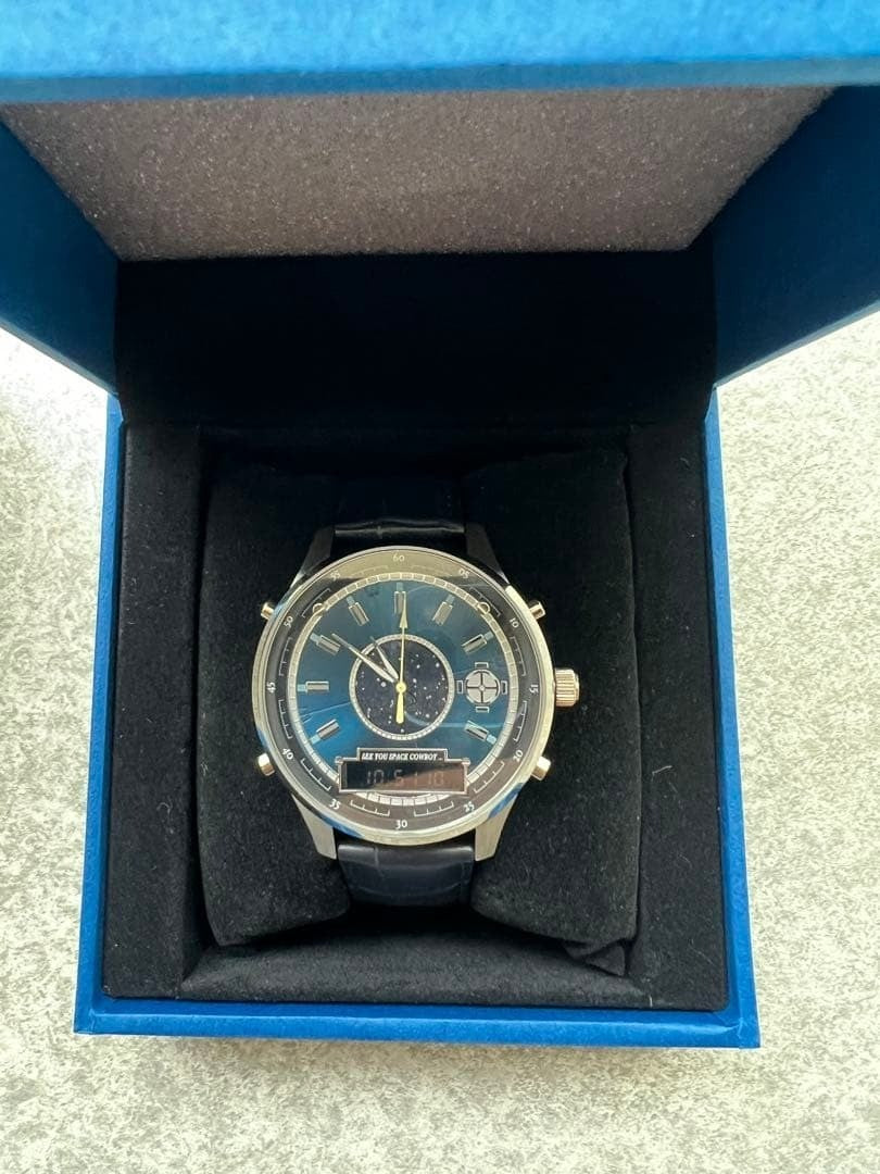 Super Groupies Cowboy Bebop Spike Model Watch Used Backlight 4 Modes Rare Jap