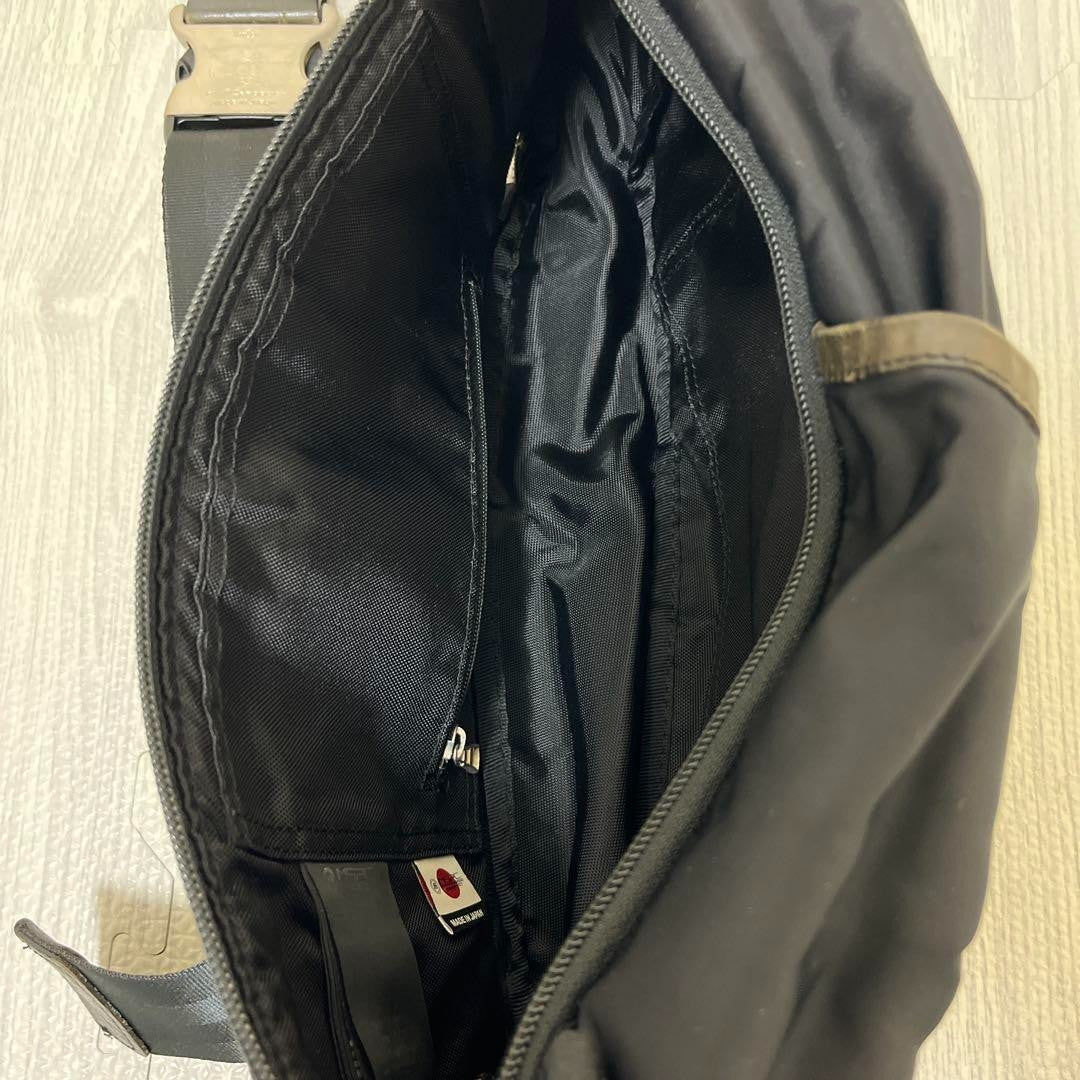 MSPC(master-piece) Shoulder bag Nylon Leather Black