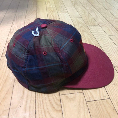 Disney 90S Vintage Mickey Mouse Check Snapback Cap Limited Edition Men's hats