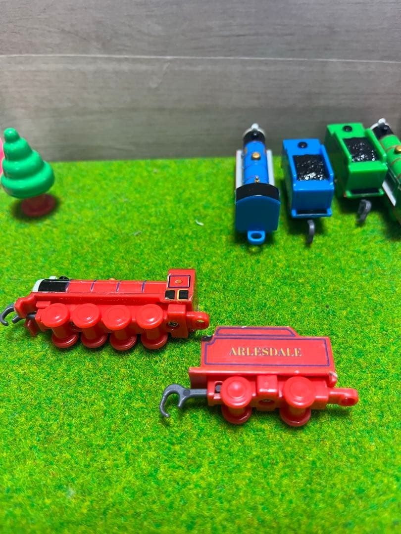 Tomy Capsule Plarail Mike Bart Rex Train Capsule Vehicle Toy Used Rare
